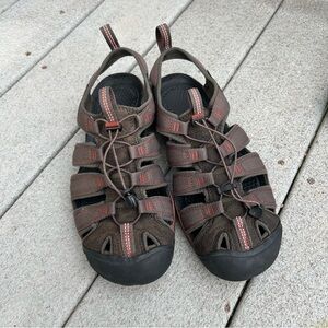 Keen Brown and Black Outdoor Waterproof Gorpcore, Hiking, Camping, Water Sandals